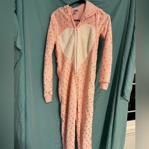 Pink fluffy onesie